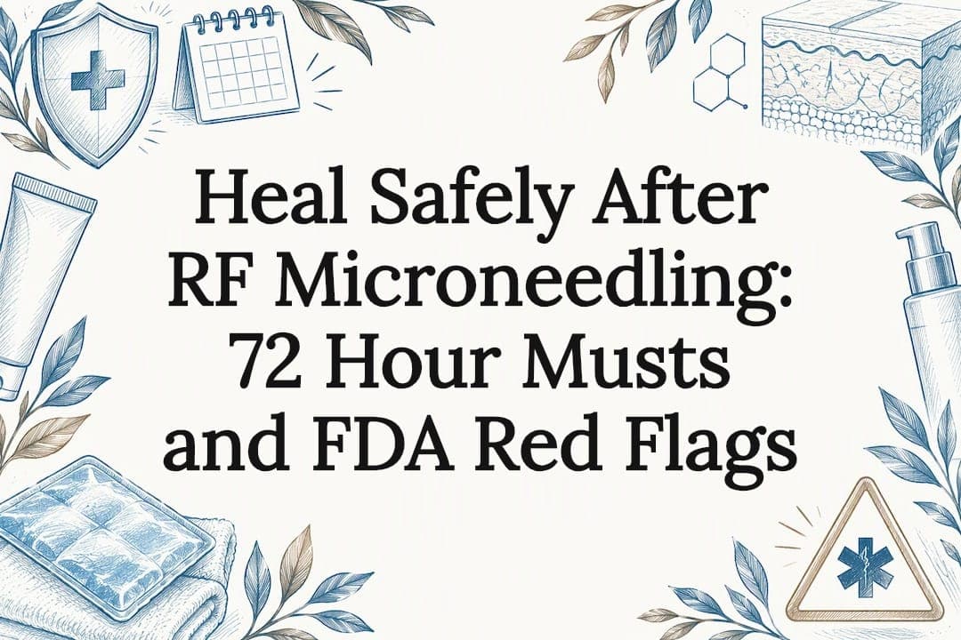 Heal Safely After RF Microneedling: 72 Hour Musts and FDA Red Flags